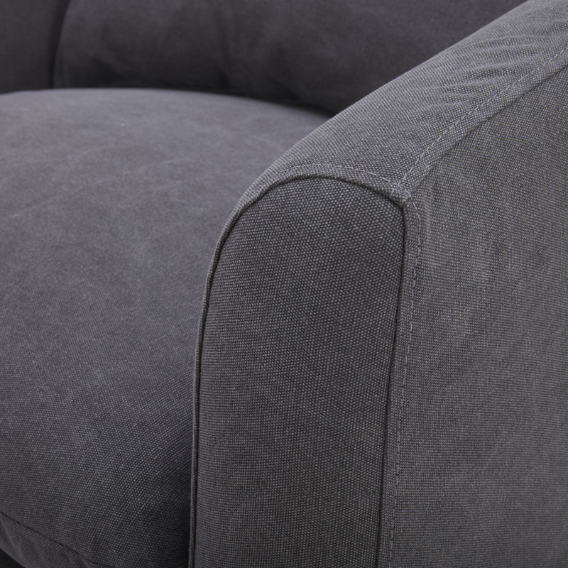 Joss & Main Menta Upholstered Swivel Barrel Chair & Reviews Wayfair